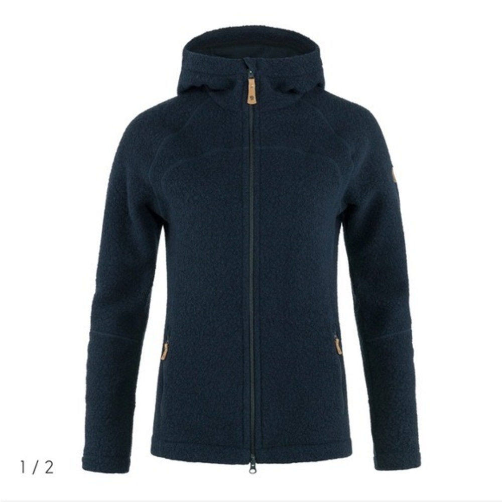 Fjallraven Kaitum fleece hooded jacket small